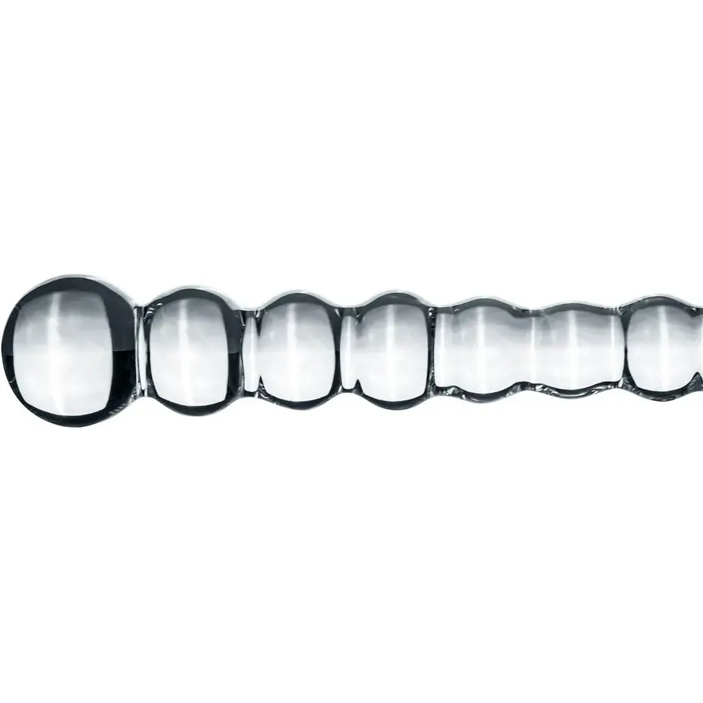 Скляний дилдо у вигляді намистин Gildo Glass Dildo No. 20 - фото 3