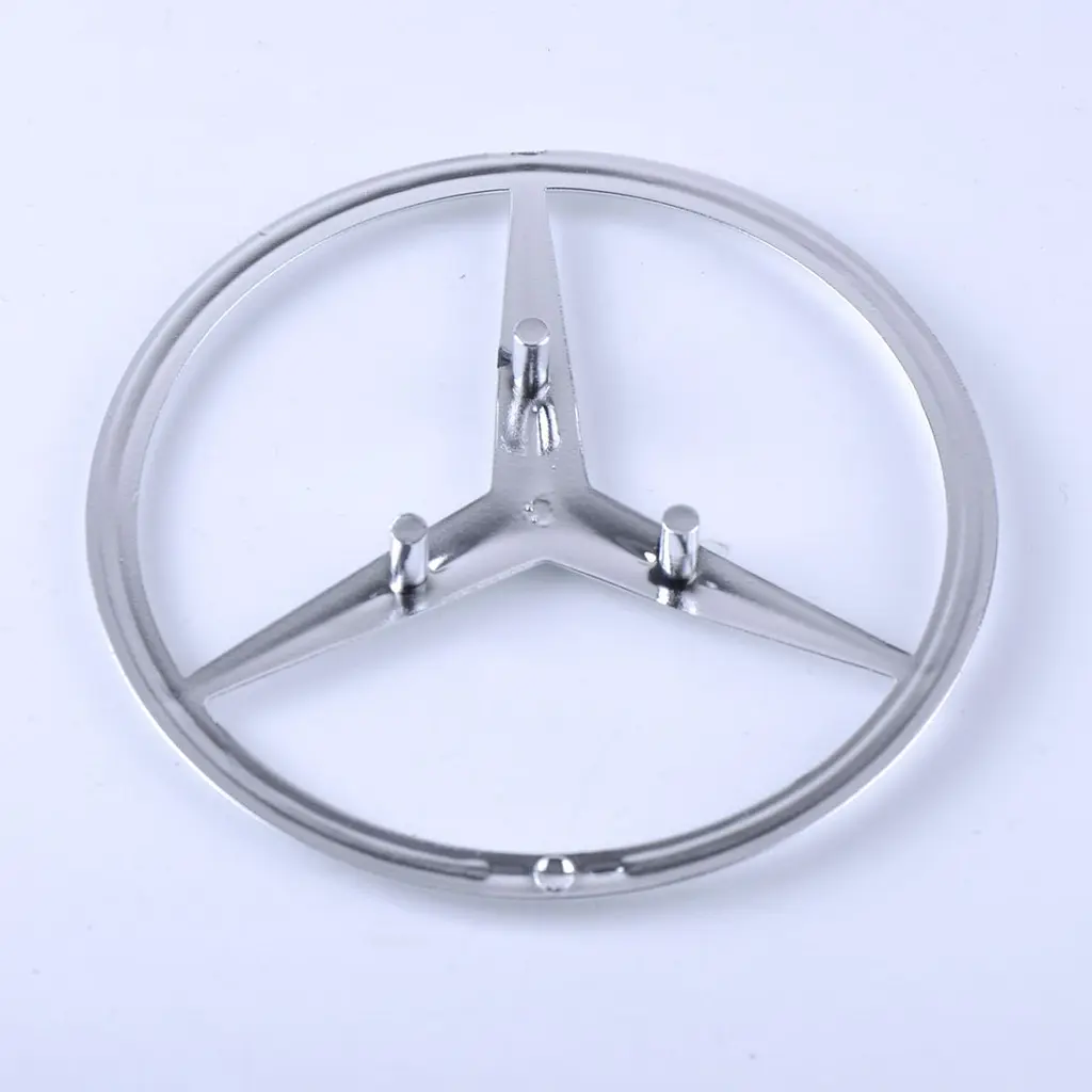 Емблема для Mercedes 104 мм / пластикова 3 пуклі - фото 2