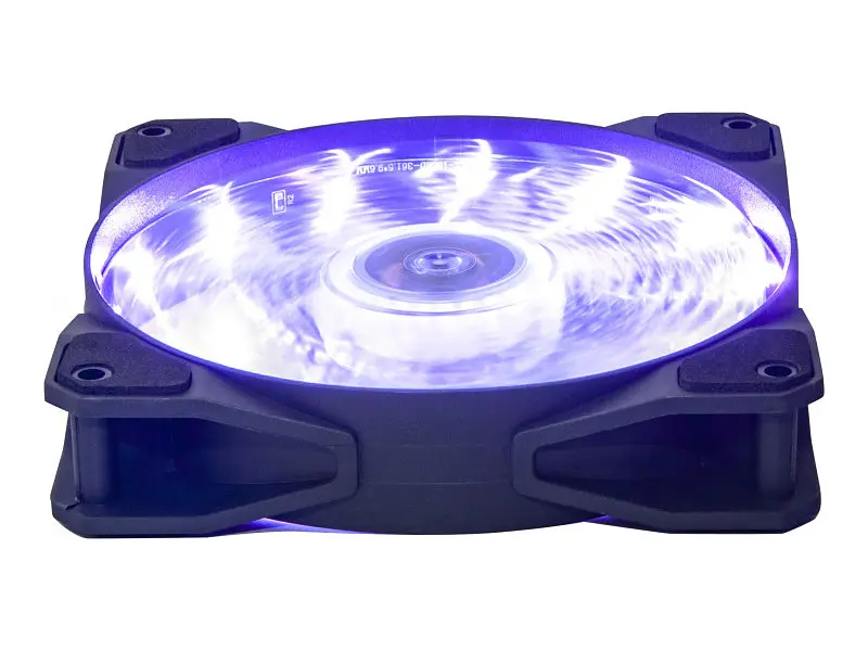 Вентилятор для корпусу Frime Iris LED Fan 15LED Purple (FLF-HB120P15) - фото 2