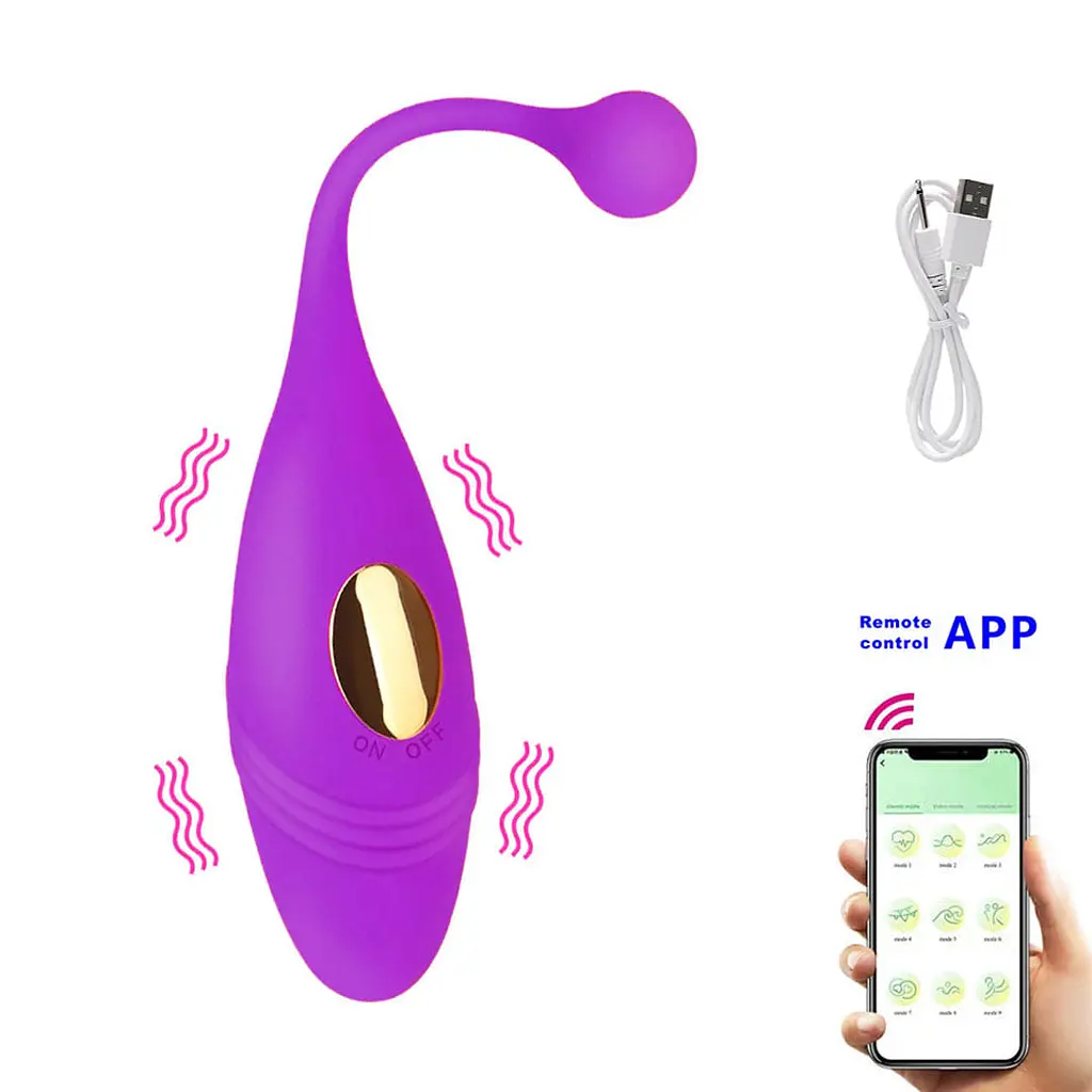 Вібро яйце APP Віброяйце Фіолетовий 887-2 (app) - фото 2