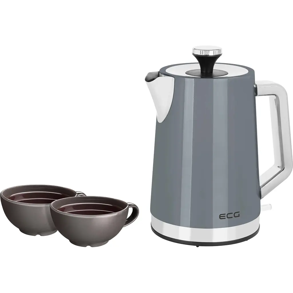 Електрочайник ECG RK 1766 Vintage сірий - фото 10