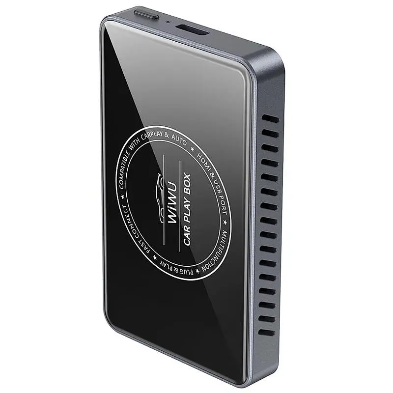 Адаптер WIWU Wi-CP004 Play box car wireless CarPlay iOS + Android Black - фото 2