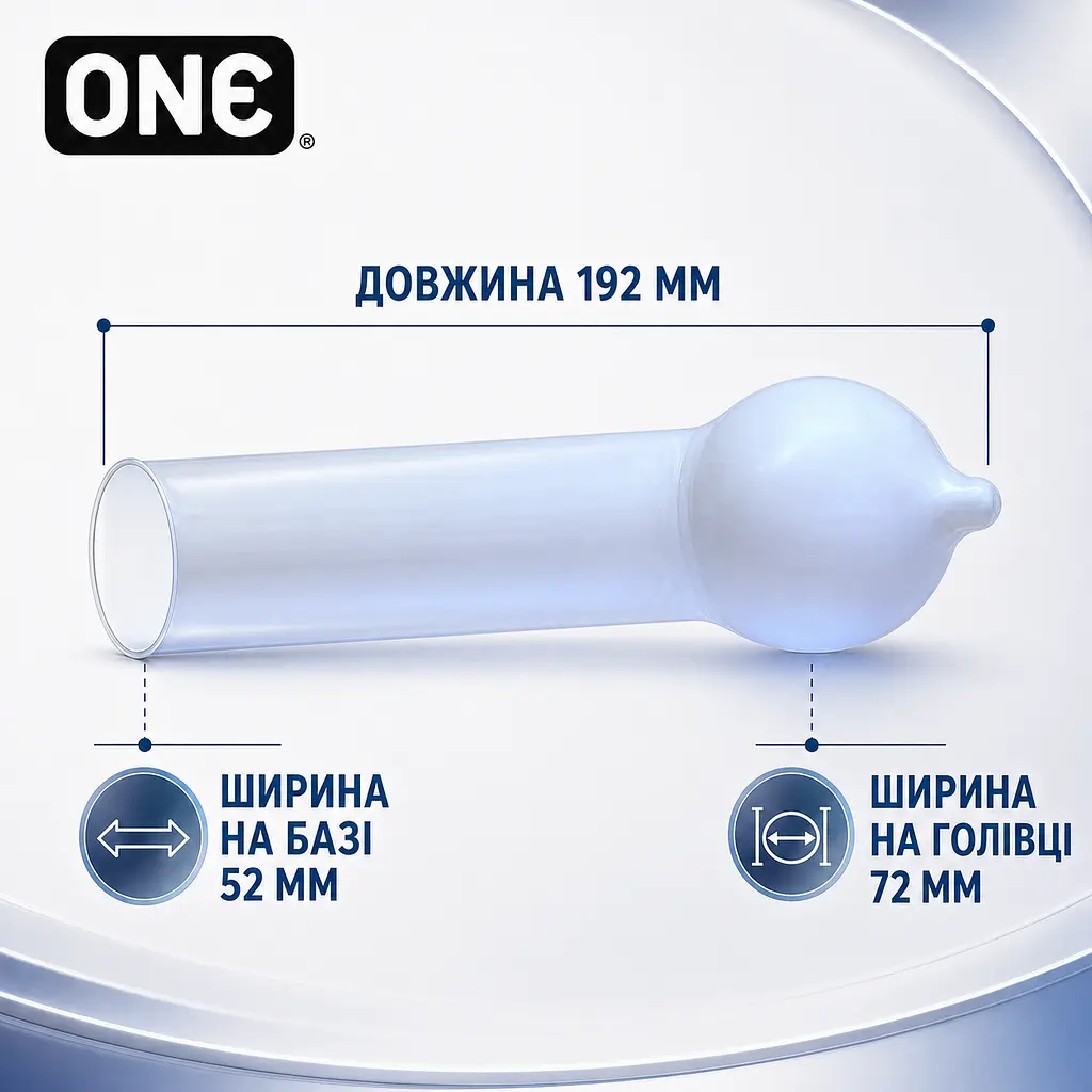 Презервативи ONE Pleasure Dome 5 ШТ, гладкі латексні з розширеною голівкою, тонкі презервативи для більшого комфорту - фото 2