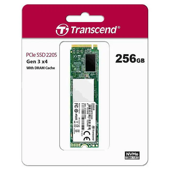 Накопичувач SSD Transcend m.2 NVMe 256Gb 220S 240 250 (TS256GMTE220S) - фото 2