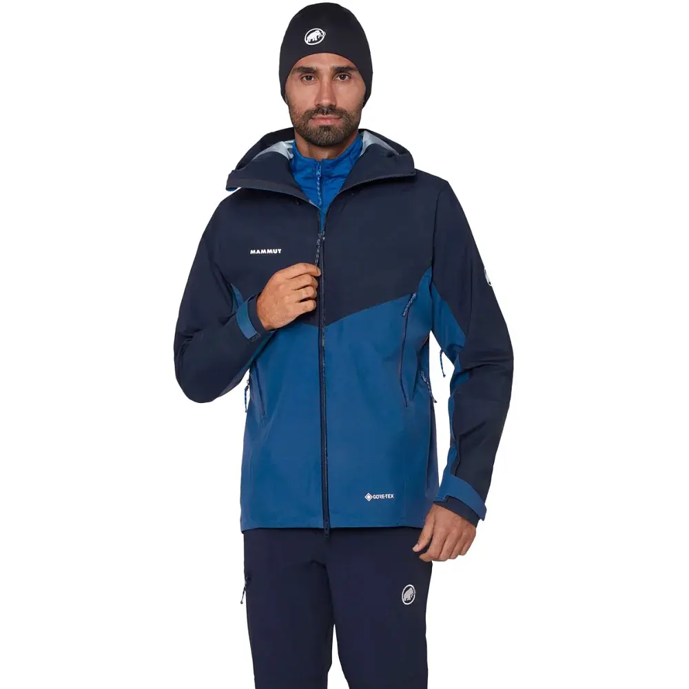 Куртка Mammut Crater IV HS Hooded Jacket M L tschiel-marine - фото 7