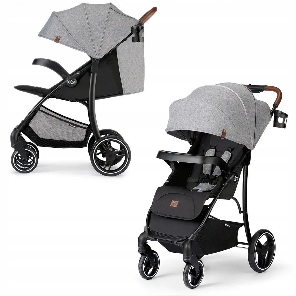 Прогулянкова коляска Kinderkraft Cruiser LX Grey - фото 6