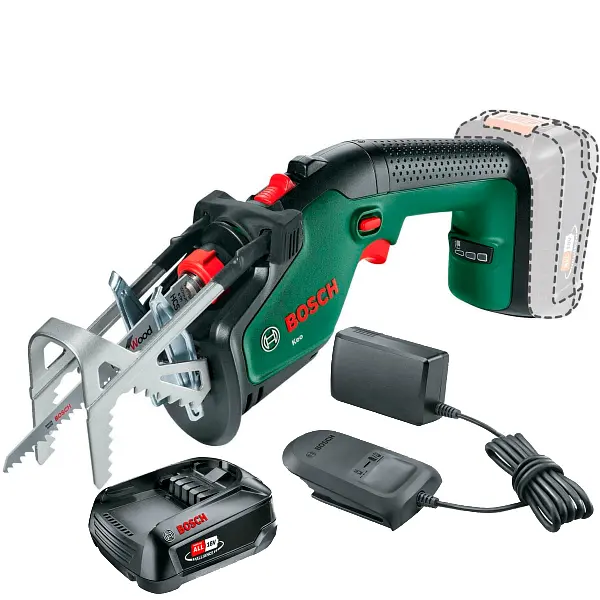 Акумуляторна садова пила Bosch KEO 18 Li, 1 акб PBA 18V 2.5Ah з з/п AL 18V-20