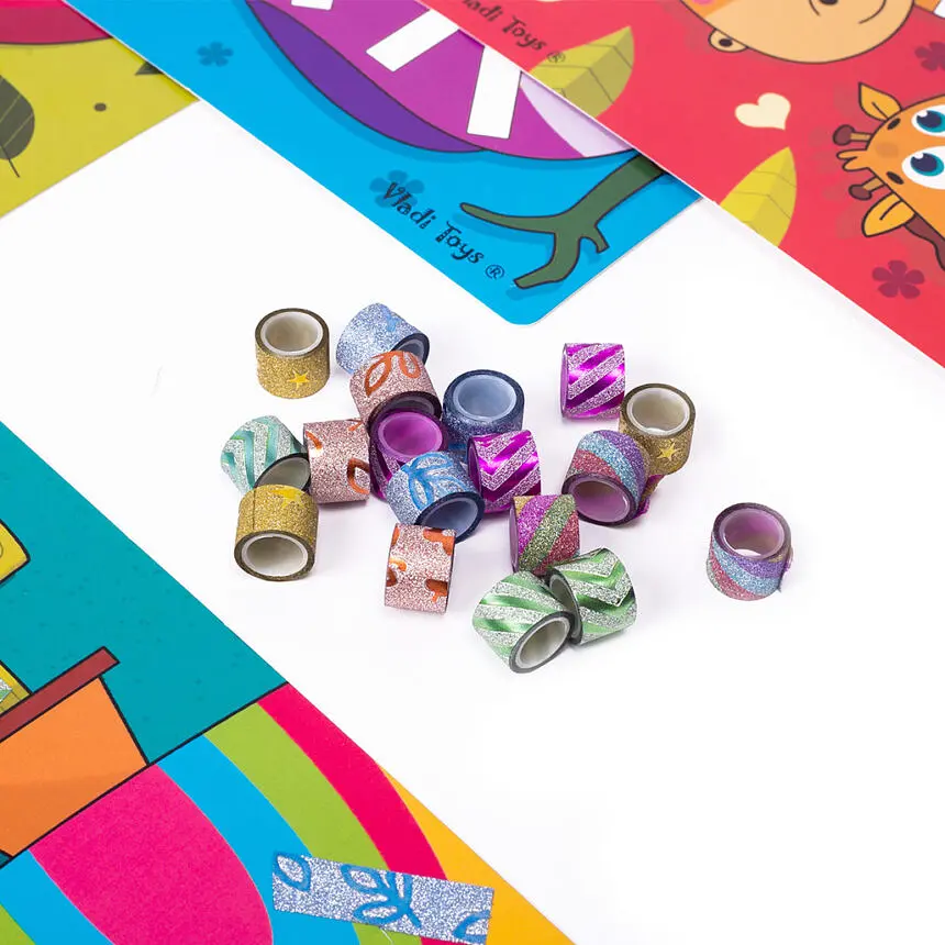 Набір для творчості Vladi Toys Sticky strips, Лама, укр. мова (VT4433-04) - фото 3
