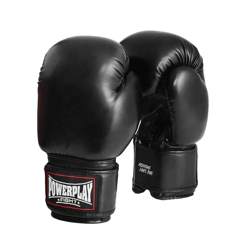Рукавиці боксерські Power Play PP 3004, Black - 14 унцій