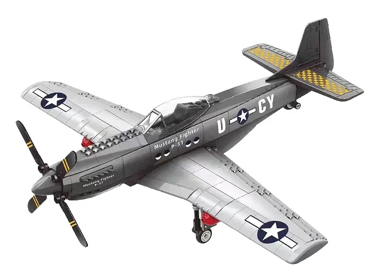 Конструктор Военный Самолет 256 элементов Ramiz - фото 2