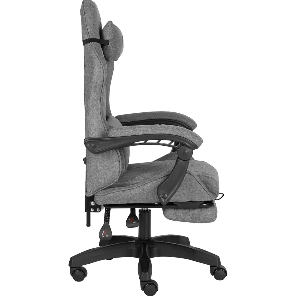 Геймерське крісло GT Racer X-2339 Fabric Black/Gray [166923] - фото 4