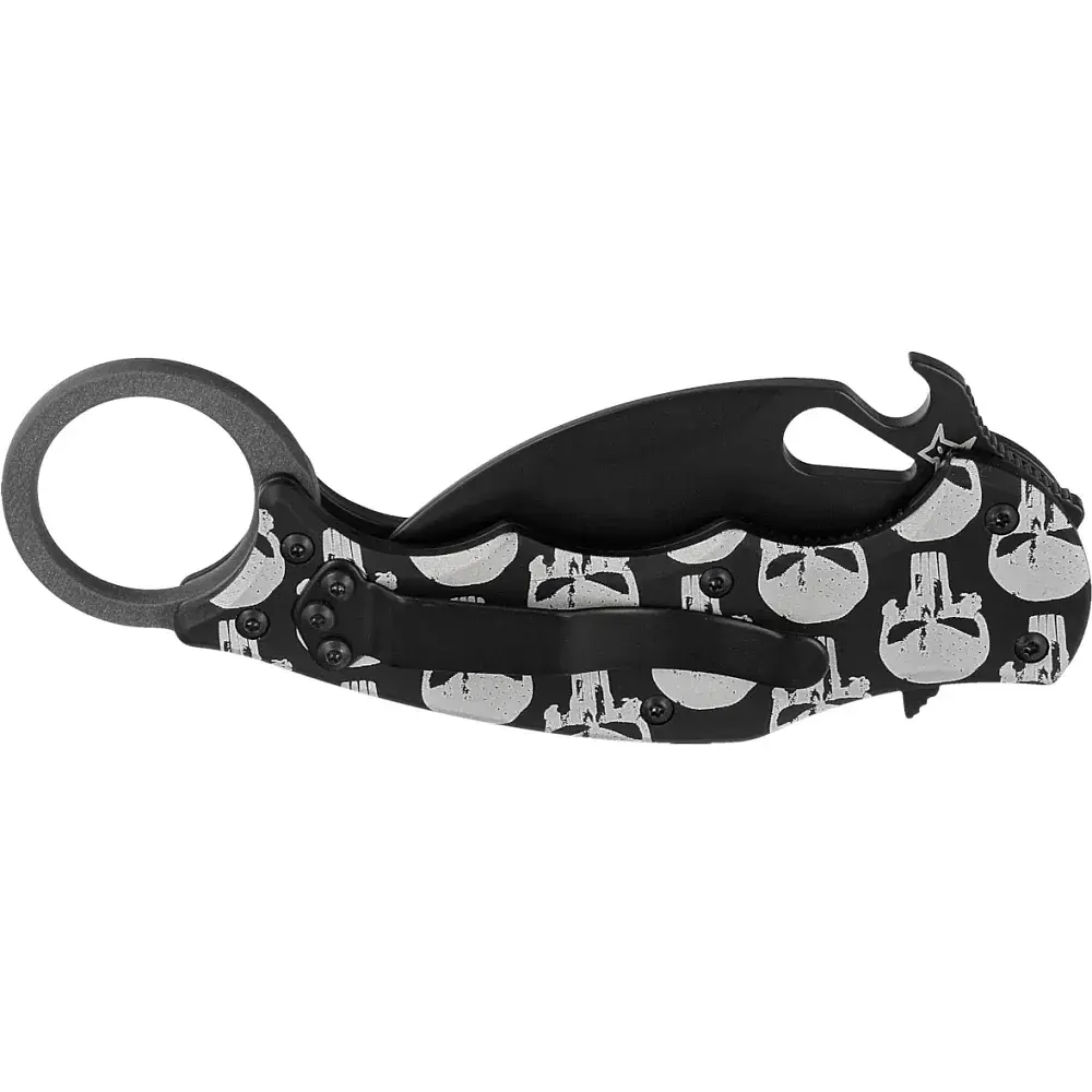 Ніж Fox Karambit ALB-5 Punisher Skulls - фото 3