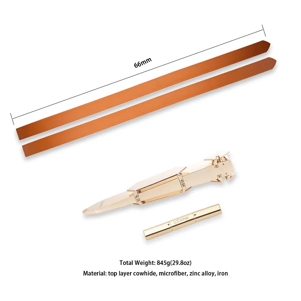 BDSM набір Lockink Teasing Impact-Play коричневий - фото 9