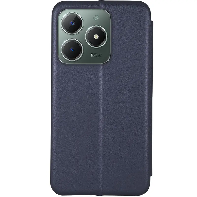 Шкіряний чохол-книжка Epik Classy для Realme Note 50 5G Темно-синій - фото 3