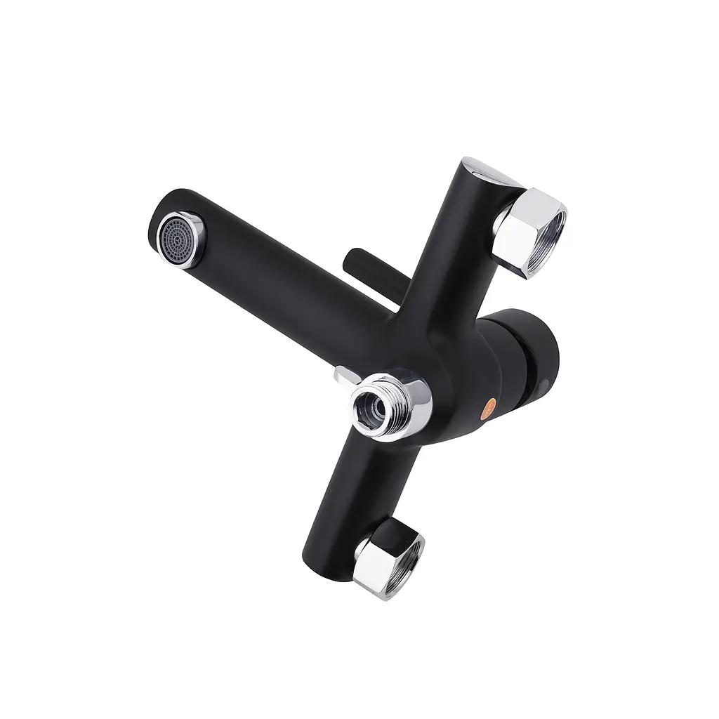 Змішувач для ванної Kroner KRP Essen - SCH060 CV024326 Чорний матовий - фото 6