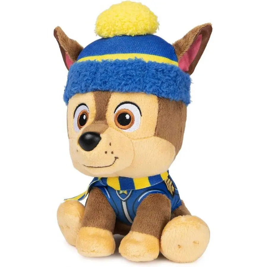 М'яка іграшка щеня Spin Master Цуценячий патруль Гонщик Зимові свята 15 см (SM33351/6068113) - фото 4