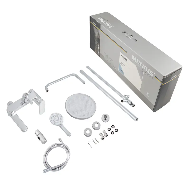 Душова система Mixxus Premium Matis 009-J з виливом MI8265, Хром - фото 3