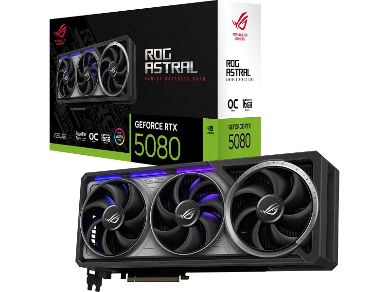 Видеокарта Asus ROG-ASTRAL-RTX5080-O16G-GAMING (90YV0LV0-M0NA00) - фото 4