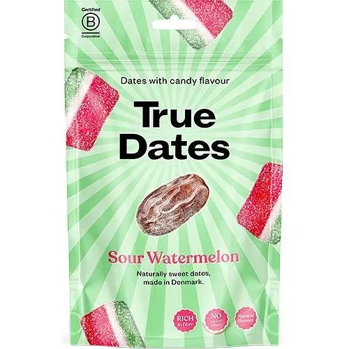 Фініки True Dates Sour Watermelon сушені смак кавун 100 г