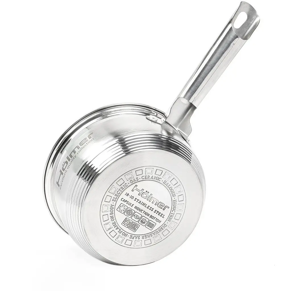 Набор кастрюль с крышками Holmer CS-1451-SS (CS-1451-SS) - фото 7