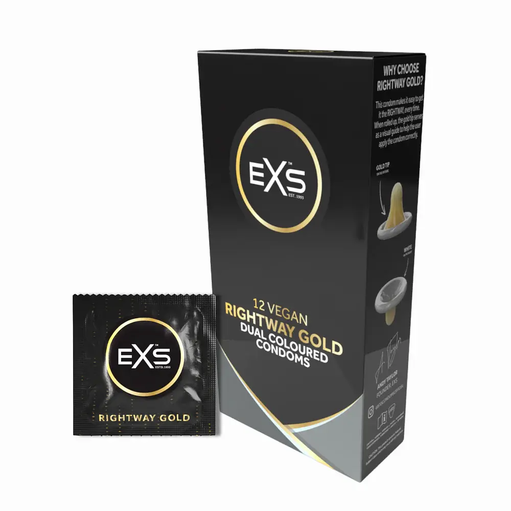 Презервативи EXS Rightway Gold Condoms 12 шт 81240009403 104685 - фото 2