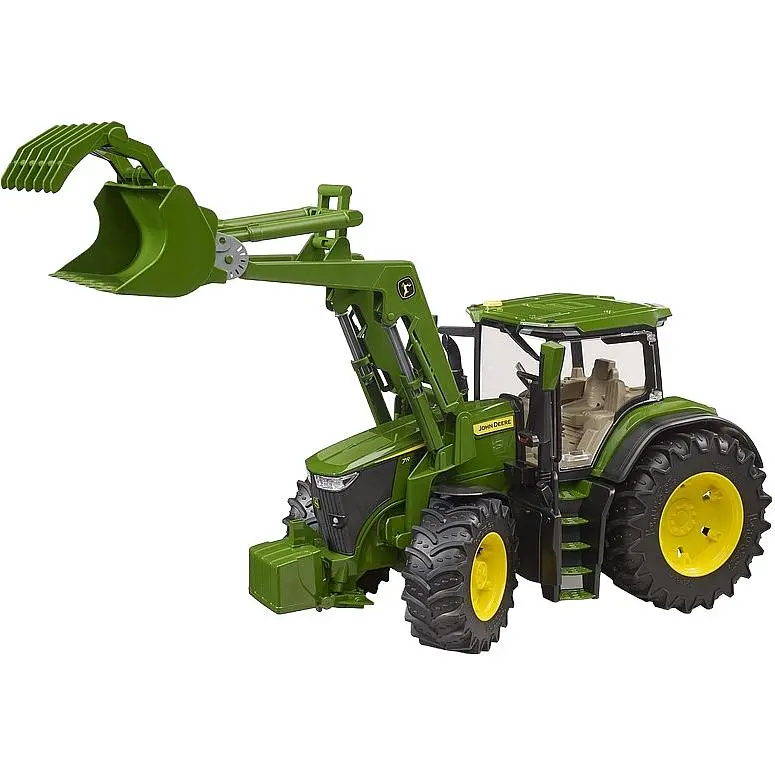 Іграшкова машинка Bruder Трактор John Deere 7R 350 з навантажувачем 1:16 (03151) - фото 3