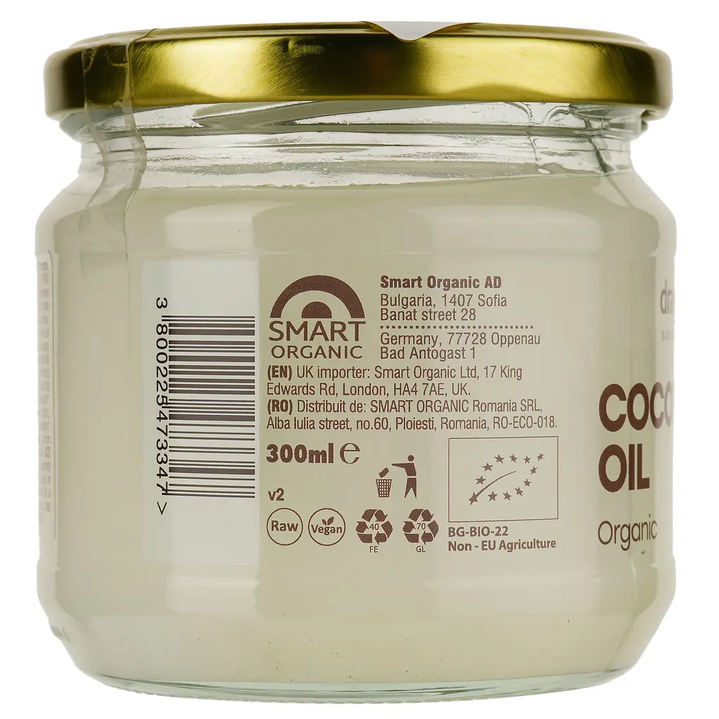 Олія кокосова Dragon Superfood холодного віджиму 300 мл (799425) - фото 2