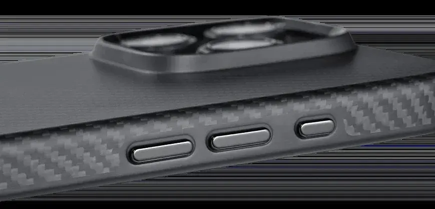 Чохол Pitaka Military-Grade Protective Case для Apple iPhone 16 Pro Max Twill 600D Black/Grey (KI1601PMPA) [126173] - фото 4