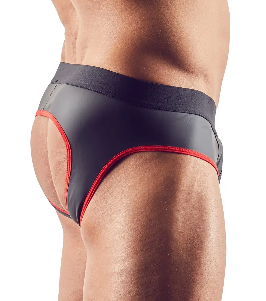 Чоловічі труси Svenjoyment Underwear Jock XL (чорний з червоним) - фото 3