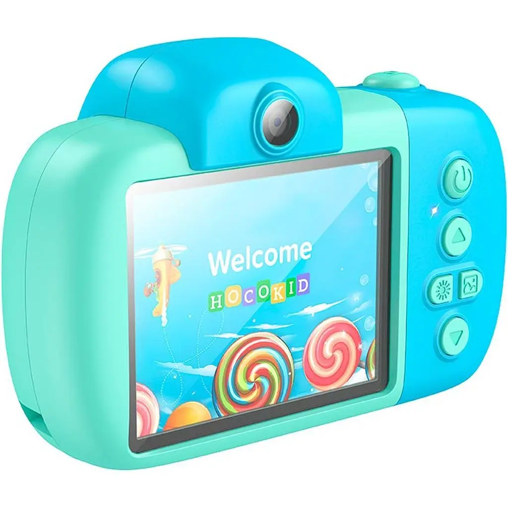 Дитяча фотокамера Hoco DV201 Dual Lens Blue [136175] - фото 3