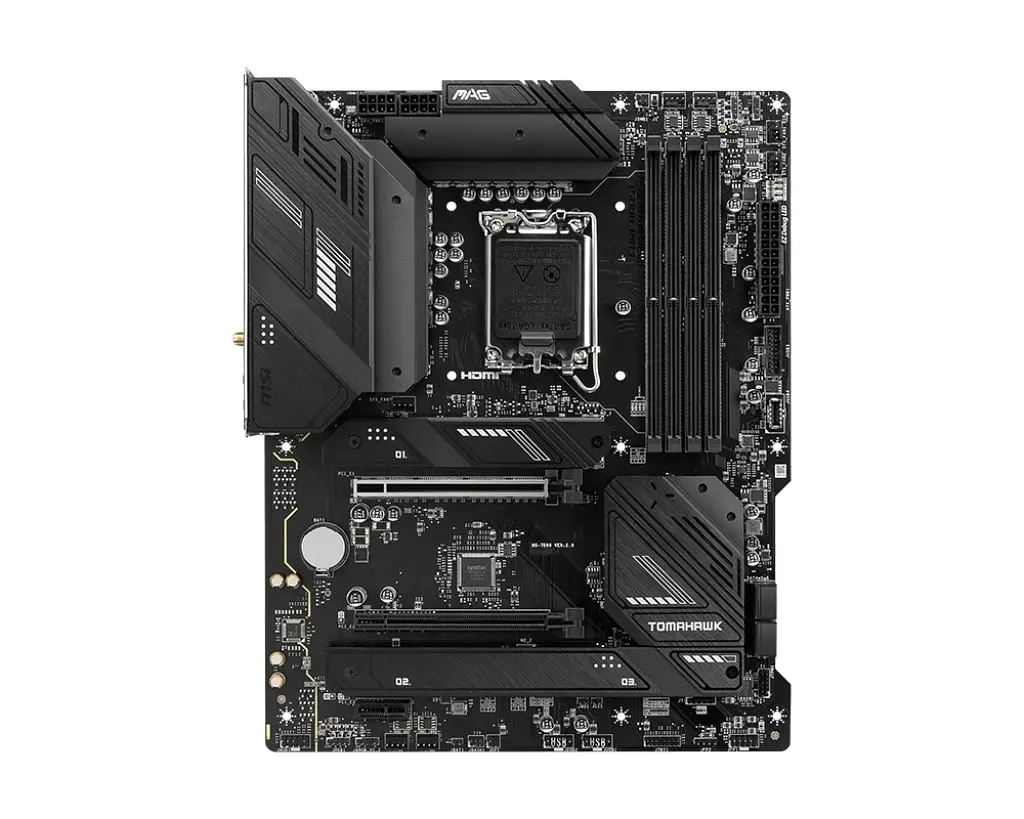 MSI Материнська плата MAG B760 TOMAHAWK WIFI s1700 B760 4xDDR5 M.2 HDMI DP WiFi BT ATX