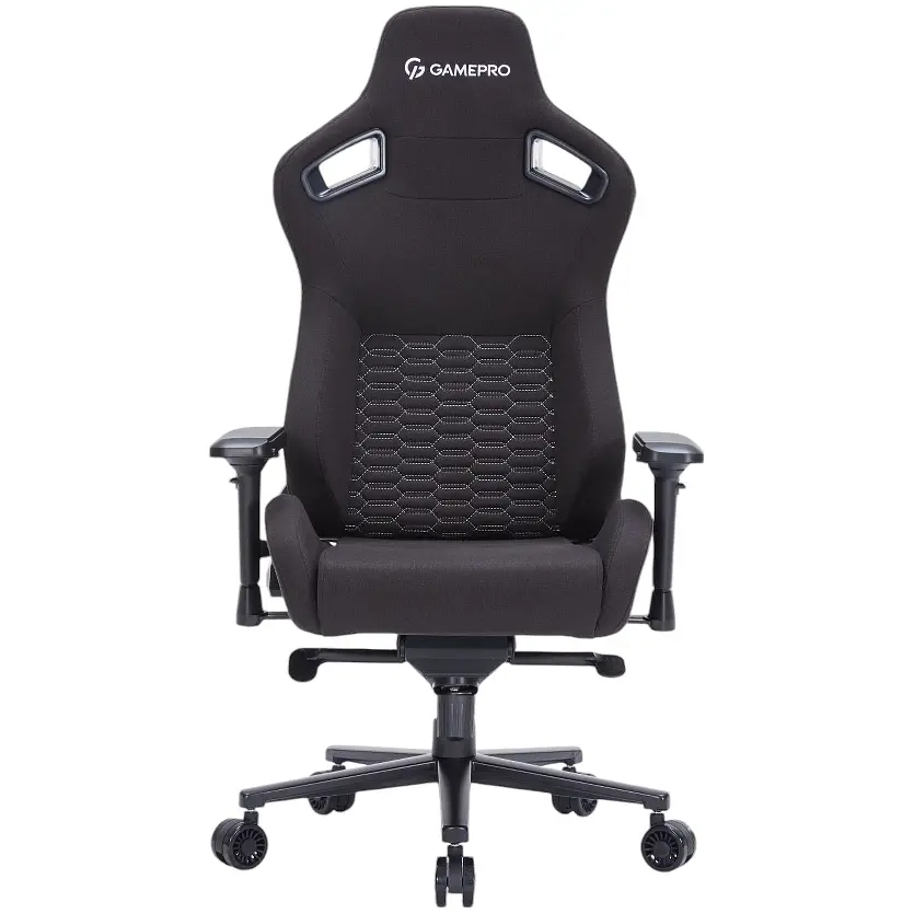 Ігрове крісло GamePro Size XL Fabric Black (GC900B) - фото 5