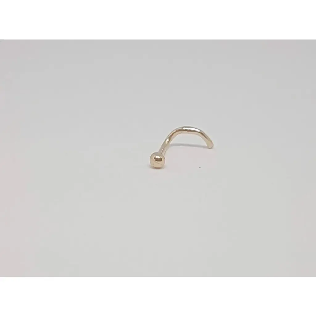 Золота сережка-пірсинг Dear в ніс Dear. 1004 - фото 3