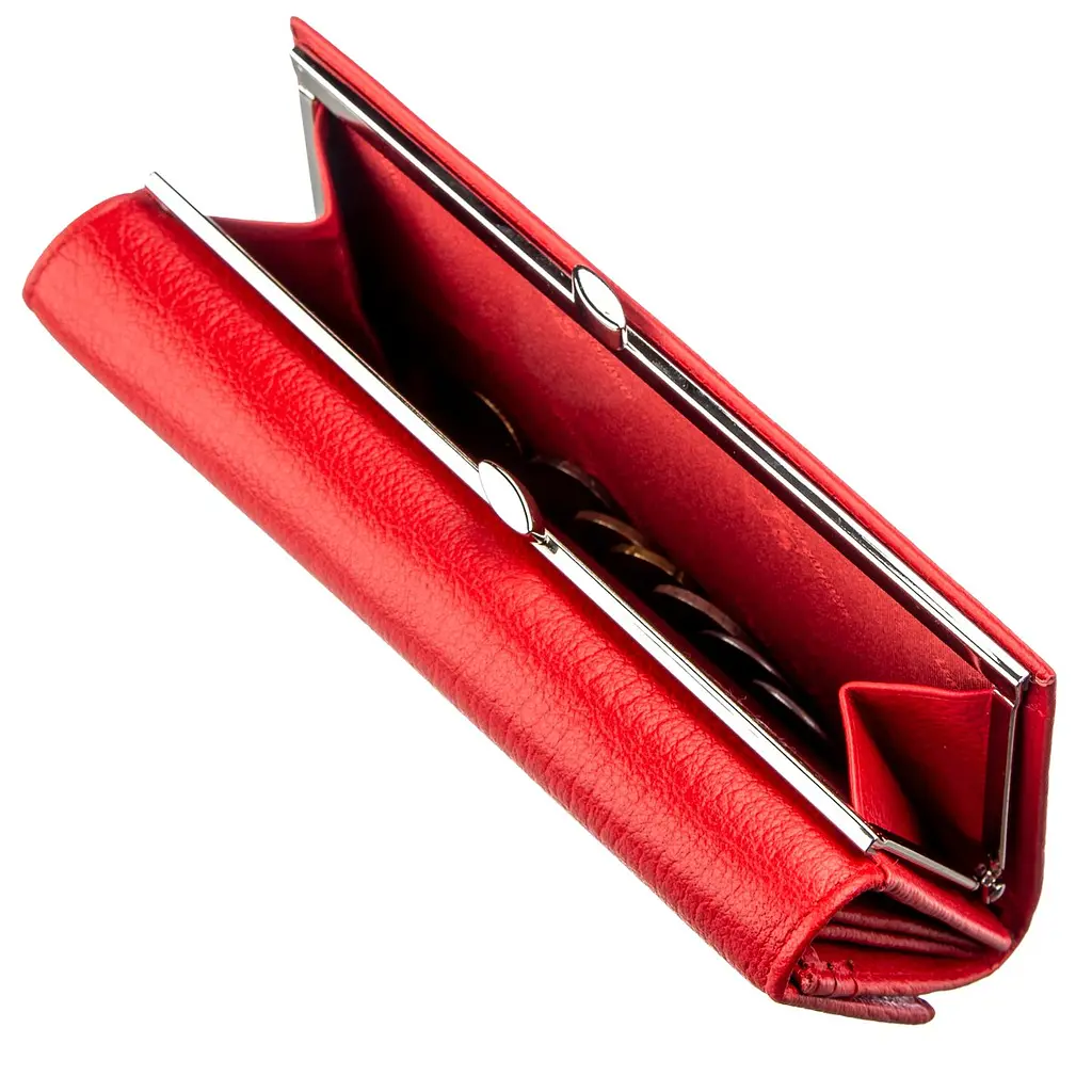 Кожаный женский кошелек ST Leather 9х18.5 см acs0015878 - фото 6