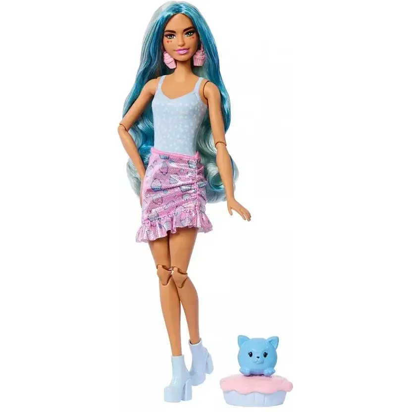 Кукла Barbie Pop Reveal серии Любимые сладости – голубой милкшейк (JFY61) - фото 2