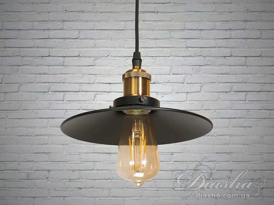 Оригінальний, модний світильник-підвіс в стилі Лофт, під лампу Едісона - фото 3
