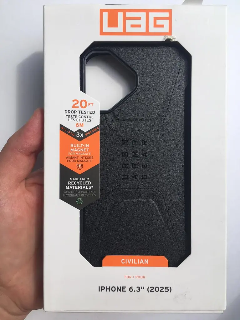 Чохол протиударний для iPhone 17 UAG Civilian MagSafe Black 114547114040 - фото 2