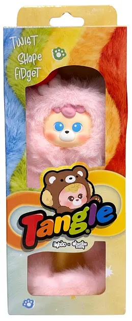 Колекційна м'яка іграшка з кільцем Tangle x Diudiu Baby Furry Bear Peachy Cream (HWTANGLE02D01-PD04) - фото 4