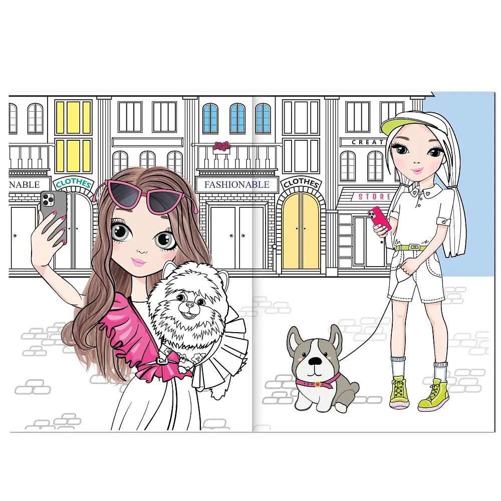 Видання для дозвілля серія Dream Style книга Girls Pets Апельсин РМ-88-02 shop (9786178275983) - фото 2