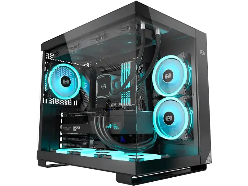 Корпус PcCooler C3 T500 ARGB BK (C3-T500BKD6-GL) - фото 4