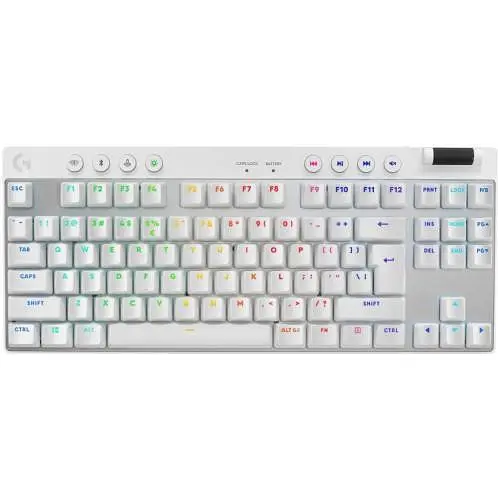 Клавіатура Logitech G Pro X TKL Lightspeed Tactile White (920-012148) - фото 2
