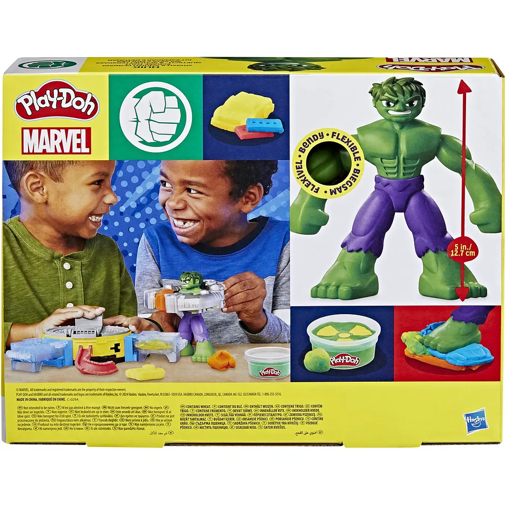 Набір для творчості Hasbro Play-Doh Marvel з масою для ліплення Халк (F9826) - фото 2