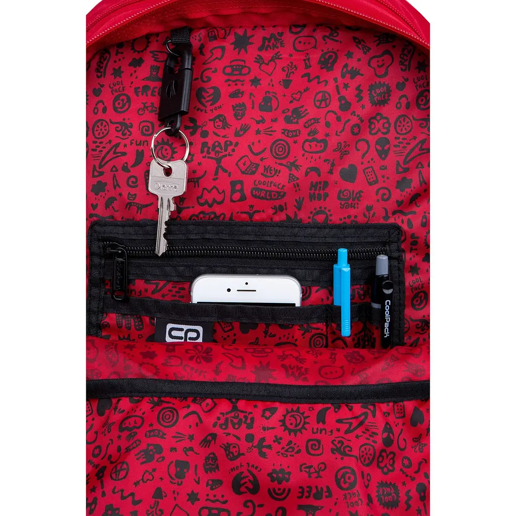 Рюкзак CoolPack Rіder Rpet Red, 27 л, 44x33x19 см (F059642) - фото 5