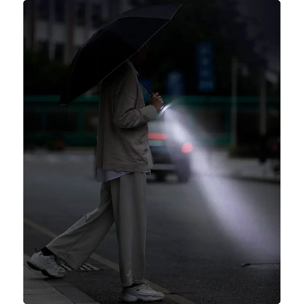 Парасолька Xiaomi Zuodu Automatic Umbrella (ZD002-LED) Red [51082] - фото 6