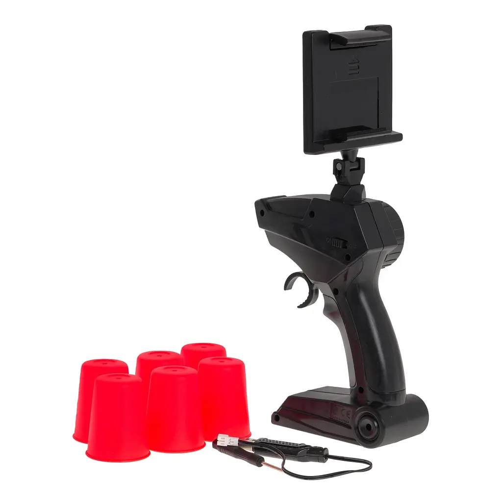 Машинка Rastar внедорожник SHINE на дистанционном управлении с Wi-Fi камерой черный/красный LH-C036 - фото 7