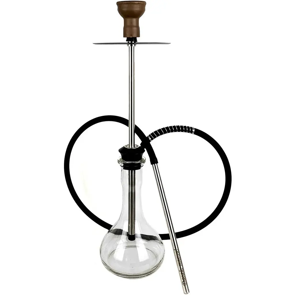 Кальян Tiaga Hookah Classic Silver Drop Clear - фото 2