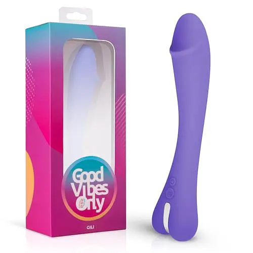 Вібратор EasyToys Good Vibes Only Gili 22 см фіолетовий - фото 4