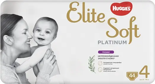 Підгузки-трусики Huggies Elite Soft Platinum 4 (9-14 кг), 44 шт. (865933) - фото 2