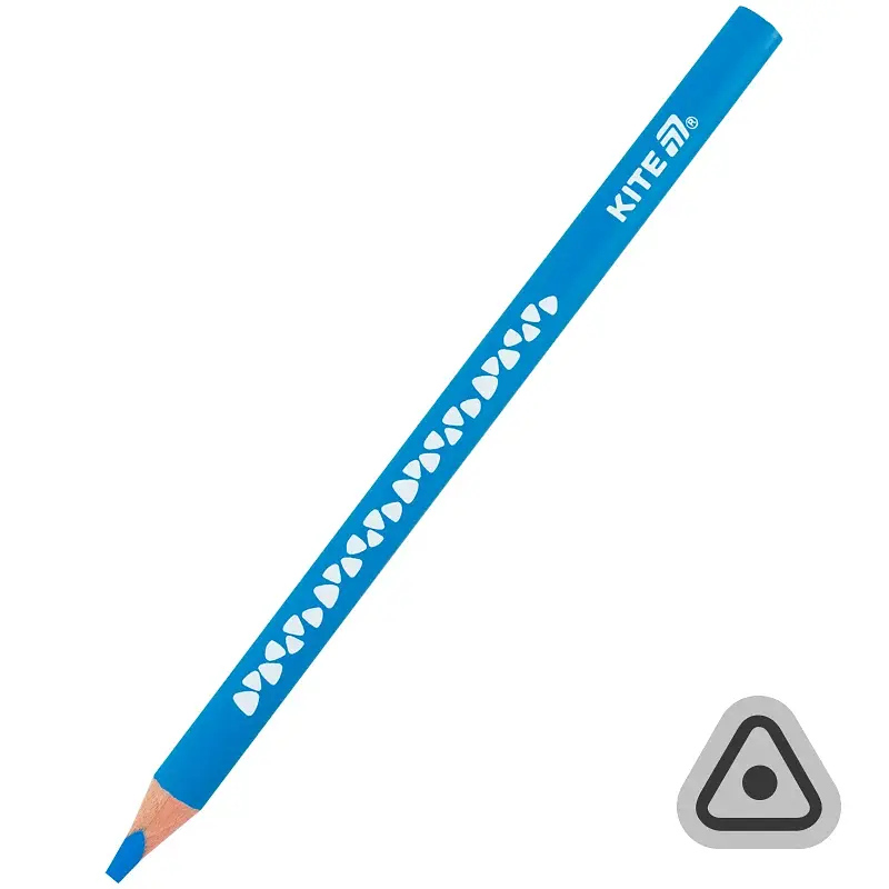 Олівці кольорові тригранні Kite Creative Jumbo 12 шт. (K-048) - фото 3