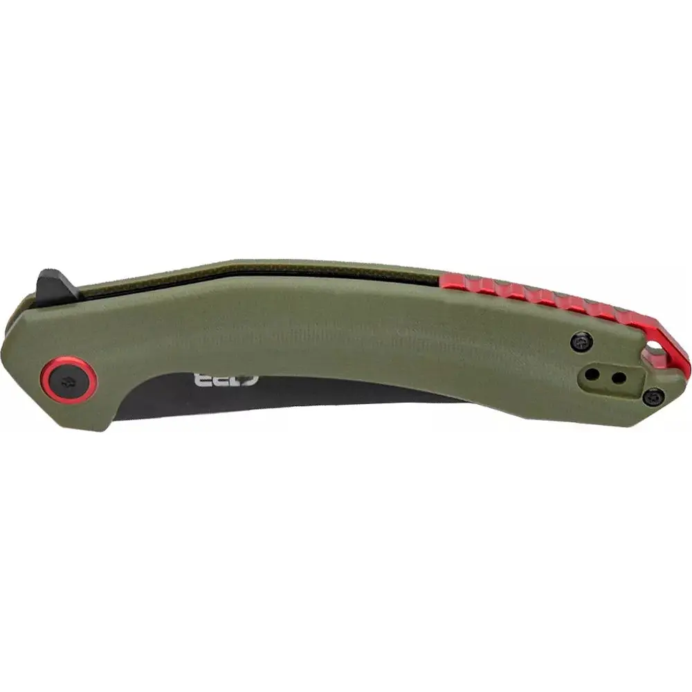 Ніж CJRB Gobi Чорний Blade, AR-RPM9 Steel, ц:зелений - фото 3